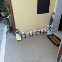 Biancaneve e i 7 Nani in Cemento