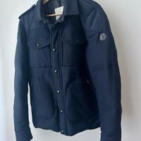 Giacca Piumino Moncler Bruche Blu Navy