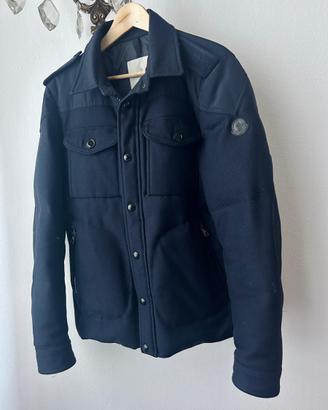 Giacca Piumino Moncler Bruche Blu Navy