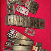 Placche ottone prese e tapparelle