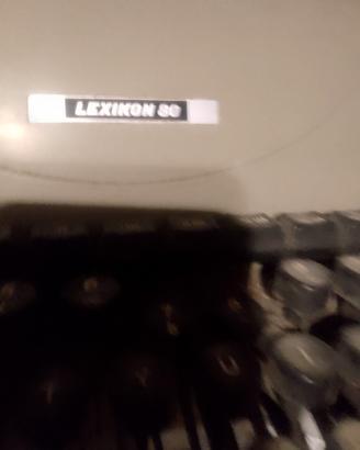 macchina da scrivere lexikon 80
