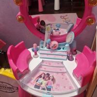 Specchiera con sgabello Barbie