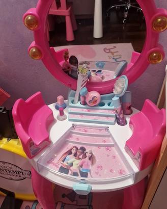 Specchiera con sgabello Barbie