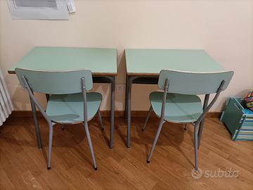 banchi scuola vintage