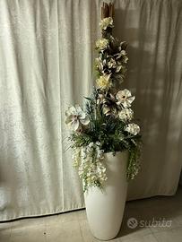 Vaso ornamentale Fiori Finti