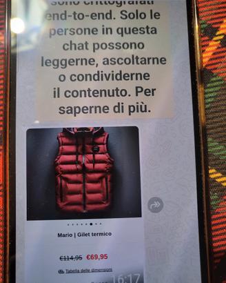 smanicato imbottito con capuccio