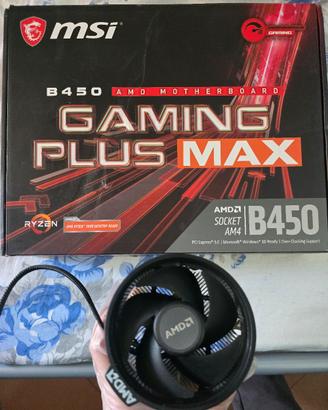 bundle scheda madre e ryzen 5 e ram 