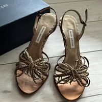 Sandali color bronzo