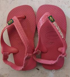 Infradito Havaianas rosa. N 21