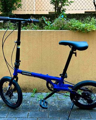 Mini-bici pieghevole da 16 pollici portatile NUOVA