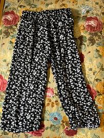 Pantaloni lunghi donna leggeri con elastico
