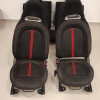 sedili anteriore e posteriori abarth 