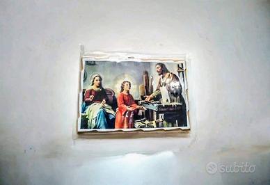 quadretto raffigurante la Sacra Famigli