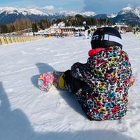 Tuta neve intera Burton XS farfalle