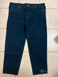 Jeans blu scuro Vera Da Pozzo taglia 50