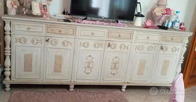 Credenzone Stile ShabbyChic Color Avorio/Tortora