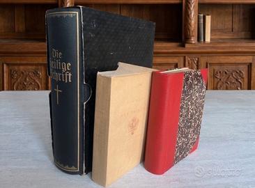 Lotto 3 Libri AntichiTolstoi, Pellico, Bibbia Ted)