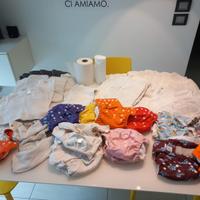 Set pannolini lavabili regolabili 5-15 kg