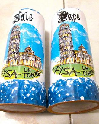 Set Sale Pepe pendenti ceramica TORRE DI PISA