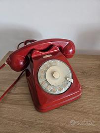 SIP TELEFONO VINTAGE AUSO SIEMENS ROSSO MODERNARIA