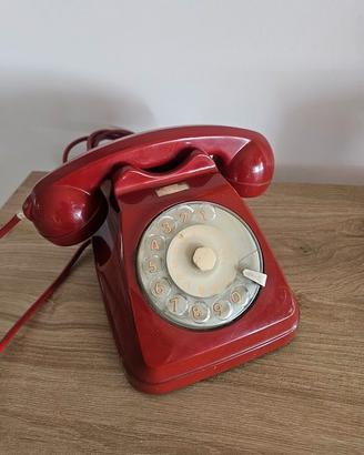 SIP TELEFONO VINTAGE AUSO SIEMENS ROSSO MODERNARIA