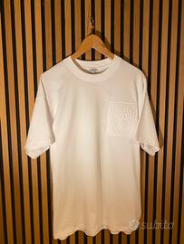 T-shirt LOEWE bianca logo in rilievo