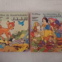 Due minilibri animati Walt Disney vintage