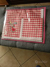 Tovaglietta più tovagliolo da colazione 