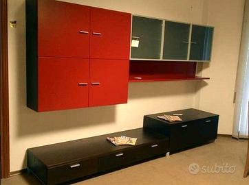 parete attrezzata per soggiorno modulare