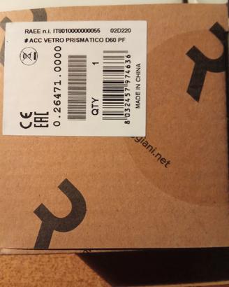 Reggiani- vetro prismatico per faretti lotto 52 pz