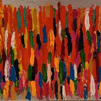 quadro realizzato con tecnica mista