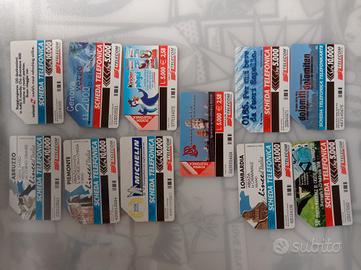 70 Schede Telefoniche Usate - di cui 1 40k