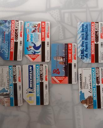 70 Schede Telefoniche Usate - di cui 1 40k
