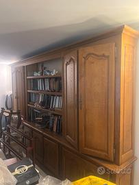 Armadio antico libreria