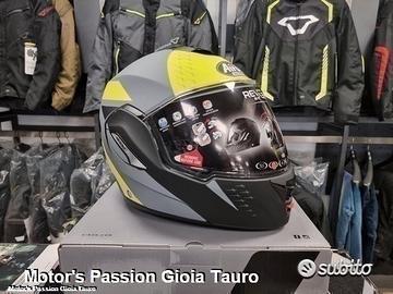 AIROH Casco Modulare REV19 - Leaden - Yellow Matt