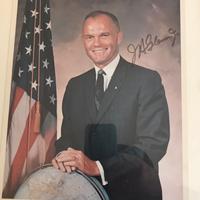 Foto autografata Astronauta John H. Glenn