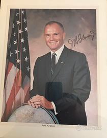Foto autografata Astronauta John H. Glenn