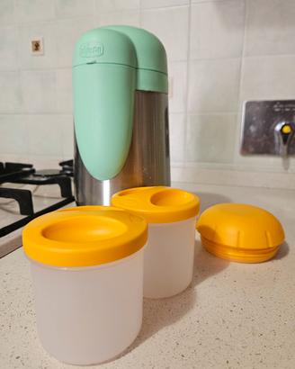 thermos chicco con contenitori