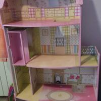 casa delle bambole in legno 
