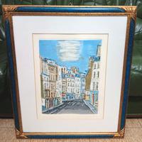 ORFEO TAMBURI incisione acquatinta P.A. PARIGI