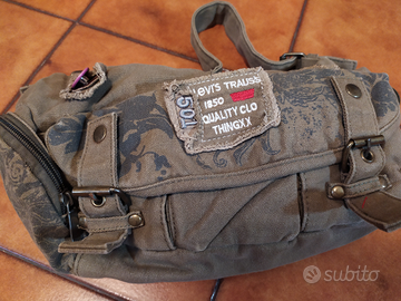 Borsa in tessuto jeansato