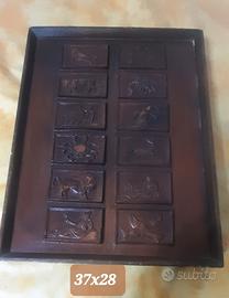 TAVOLETTA DECORATIVA IN LEGNO 