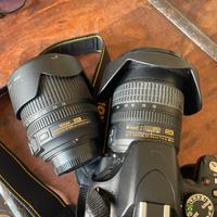 Nikon D5100 2obiettivi 12-24  e 18-105