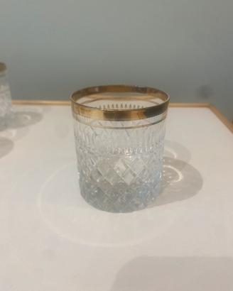Sei tumbler in cristallo