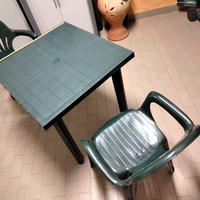 tavolo in PVC quadrato 