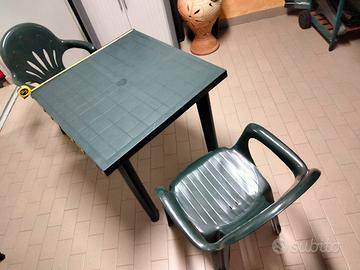 tavolo in PVC quadrato 