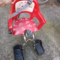 seggiolino bici anteriore 