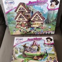 Biancaneve e i 7 nani + Principe 2 set costruzioni