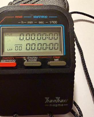 Hanhart Magma Kal. 2501 Cronometro Digitale Vintag