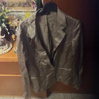giacca blazer verde militare